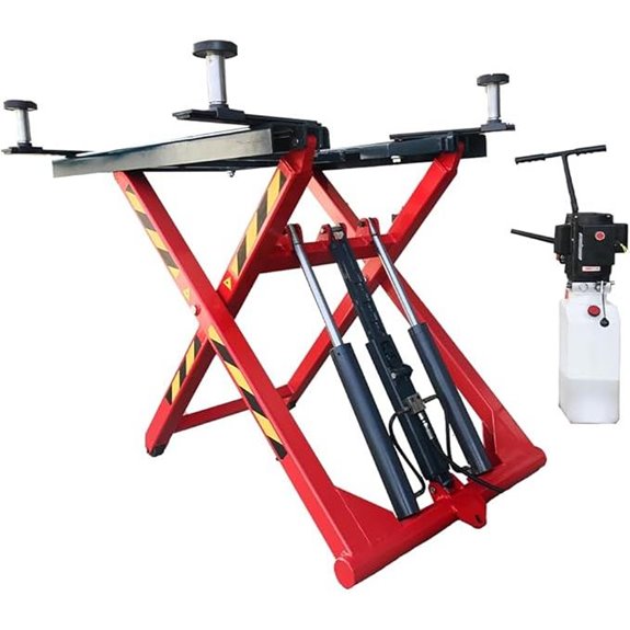 KATOOL 6000LBS Portable Mid-Rise Scissor Lift