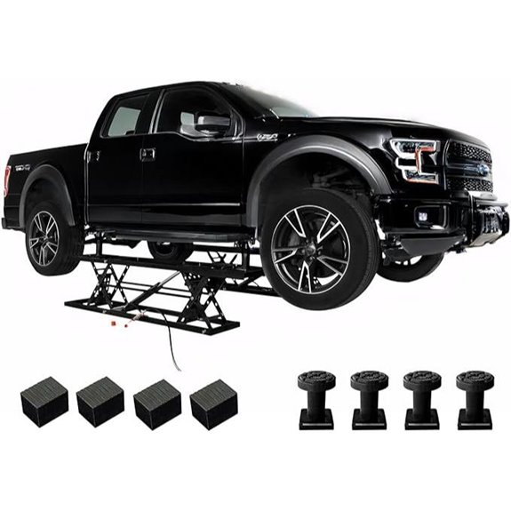 Jocisland 7000LBS Portable Car Lift with Wheels
