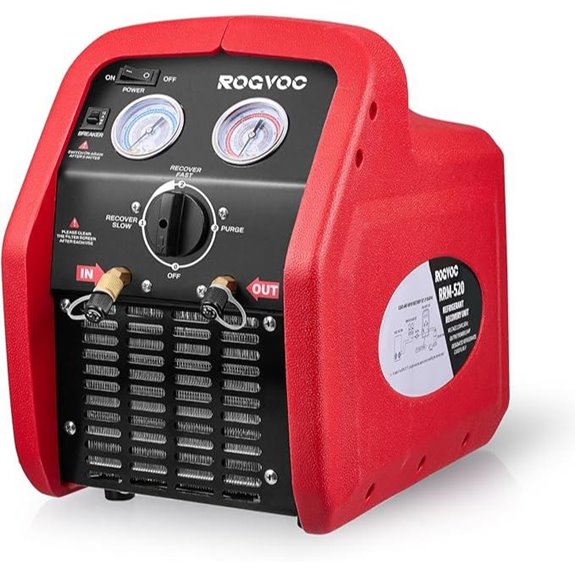 Portable HVAC Refrigerant Recovery Machine (3/4HP)