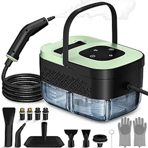 Portable Handheld Steam Cleaner with 15 Accessories