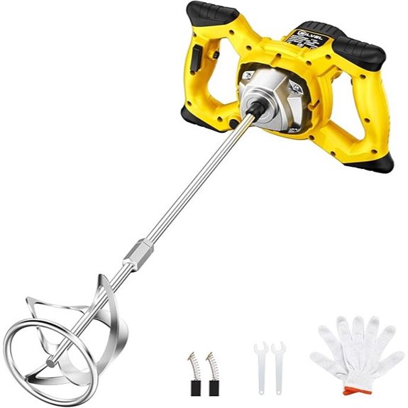 SILVEL 2300W Handheld Electric Cement Mixer