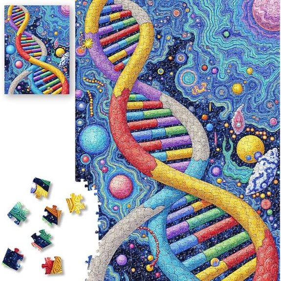 Premium DNA Puzzle for Adults 500 Pieces Educational Fun