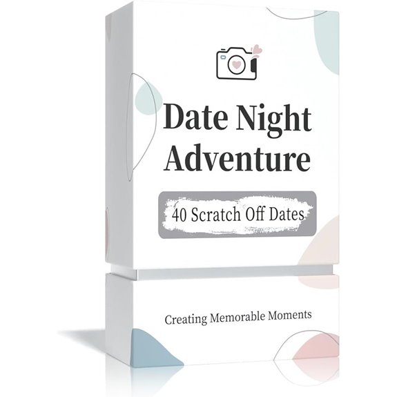 40 Romantic Couple Date Idea Scratch-Off Cards