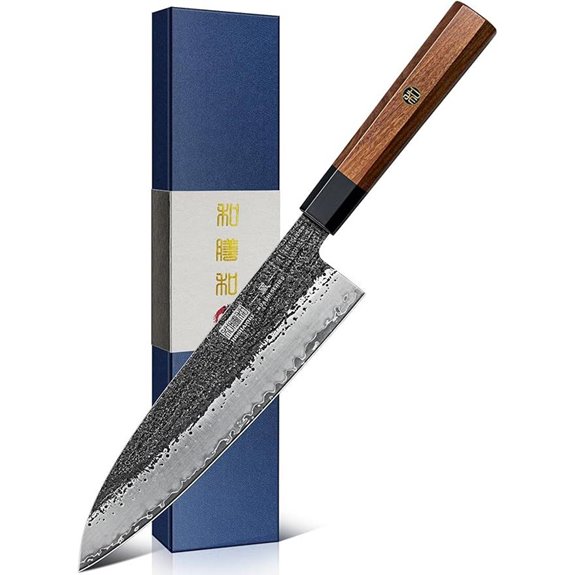 HOSHANHO 8 Chef Knife with Rosewood Handle