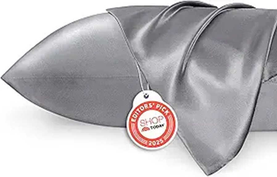 Bedsure Satin Pillowcases 2 Pack Cooling Queen Size