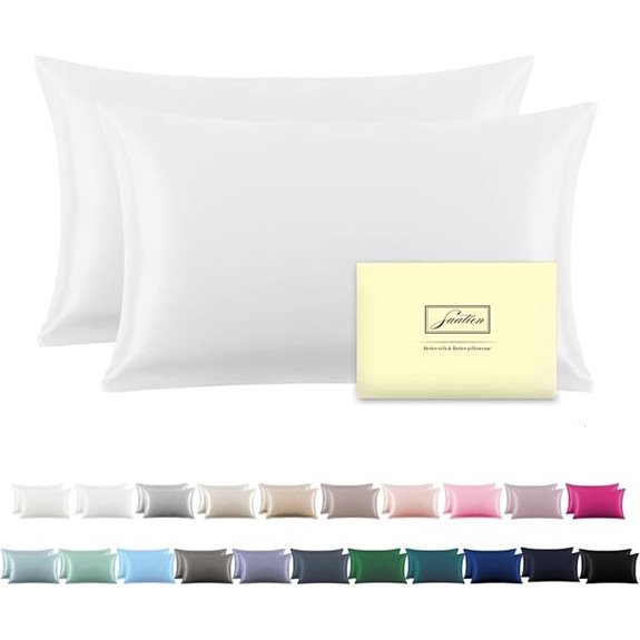 Silk Pillowcases for Hair and Skin (Set of 2)