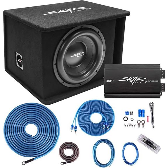 Skar 12 SDR Subwoofer Bass Package with Enclosure