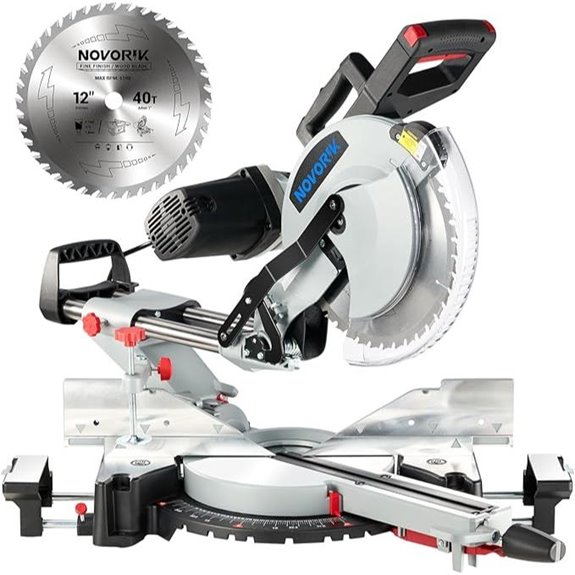 Double Bevel Sliding Miter Saw with Laser Guide
