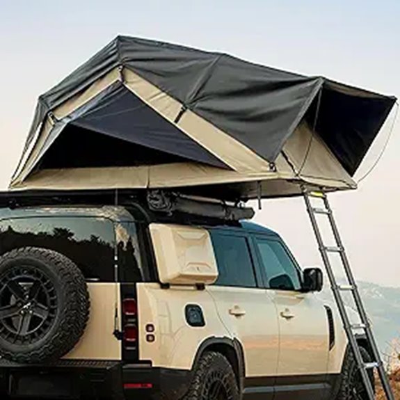 Rooftop Tent for 2-3 with Ladder and UV Protection