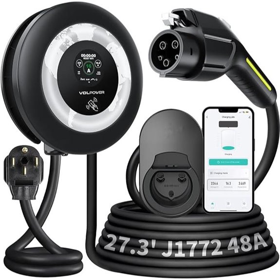 Level 2 EV Charger with Smart App and WiFi