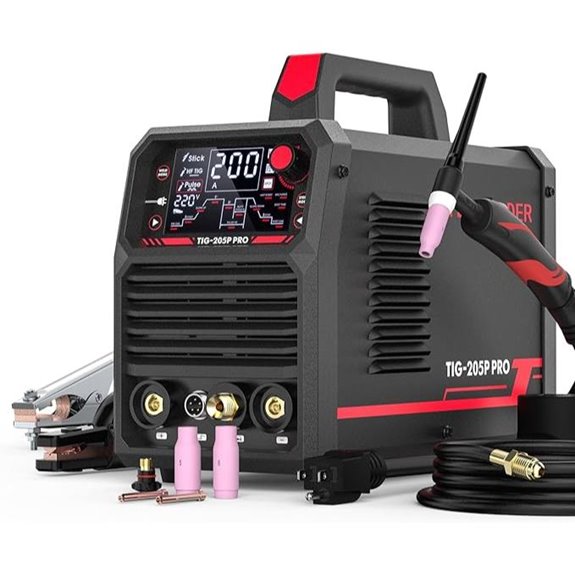 YESWELDER 205A TIG Welder with Pulse and Dual Voltage