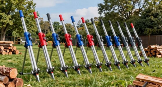 top electric log splitters