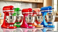 top kitchenaid mixer colors