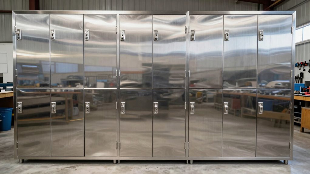 top stainless tool cabinets