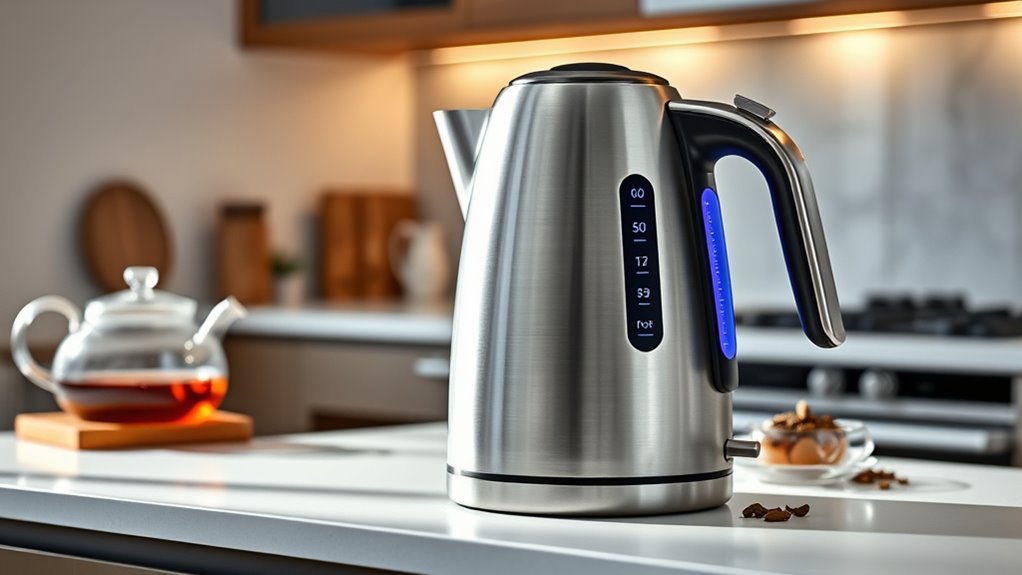 top temp control electric kettles