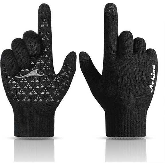 Achiou Touch Screen Winter Gloves for Men Women