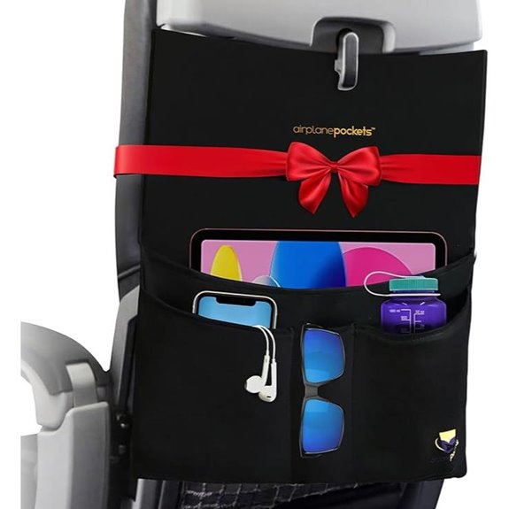 Airplane Seat Organizer for Travel Essentials