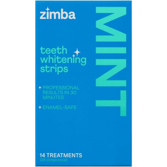 Zimba Vegan Teeth Whitening Strips (14-Day 28 Strips)