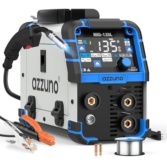 AZZUNO MIG Welder 135Amp 3-in-1 Gasless Flux Core