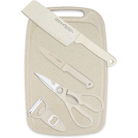 5-in-1 Mini Knife & Cutting Board Set