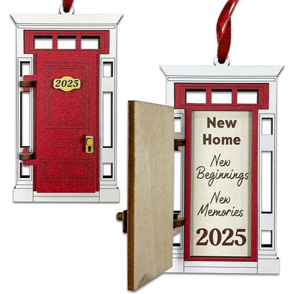 V VIBEPY New Home Ornament 2025 Housewarming Gift