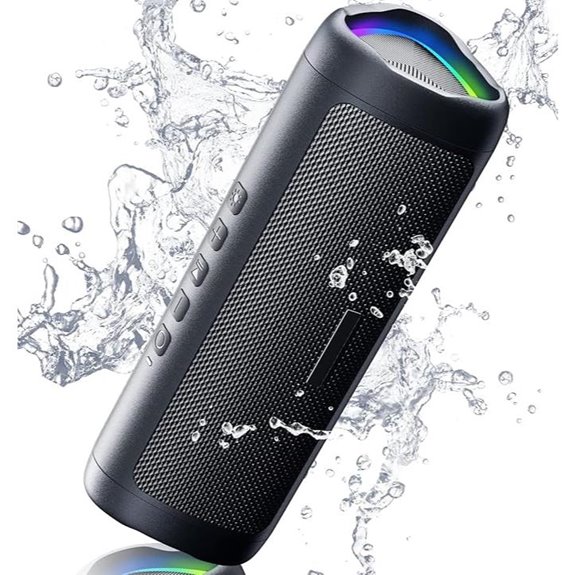 Portable Waterproof Bluetooth Speaker with 20H Playtime