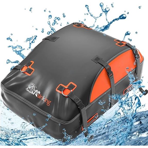 Asinking Waterproof Car Roof Cargo Bag (20 cu ft)