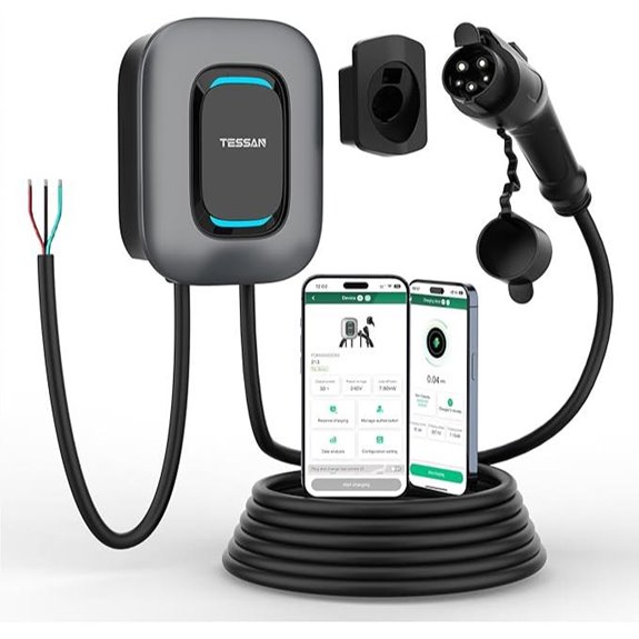 TESSAN Level 2 EV Charger with Wi-Fi & Bluetooth