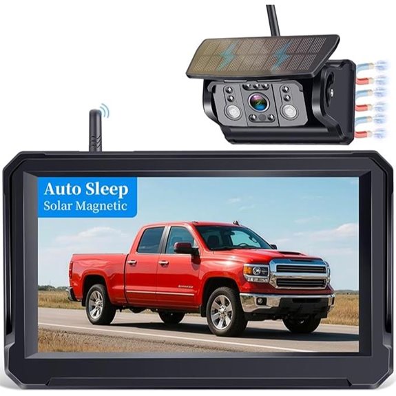 Wireless Backup Camera Solar for Trucks