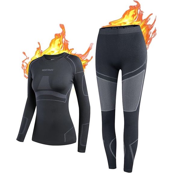NOOYME Thermal Underwear Base Layer for Women Long Johns for Cold Weather
