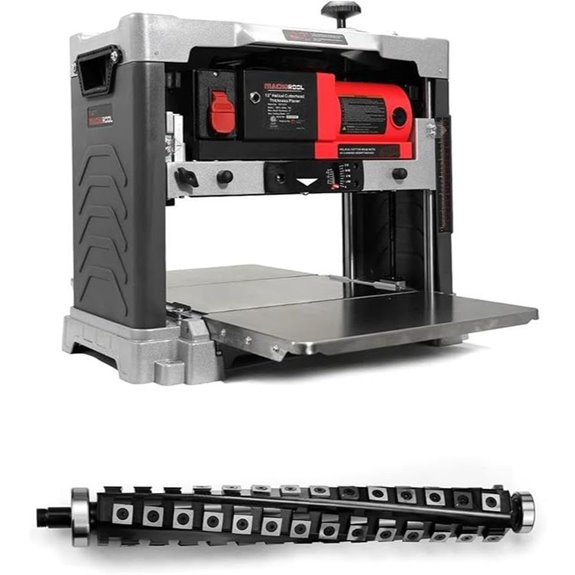 FindBuyTool 13 Wood Thickness Planer with Helical Cutter