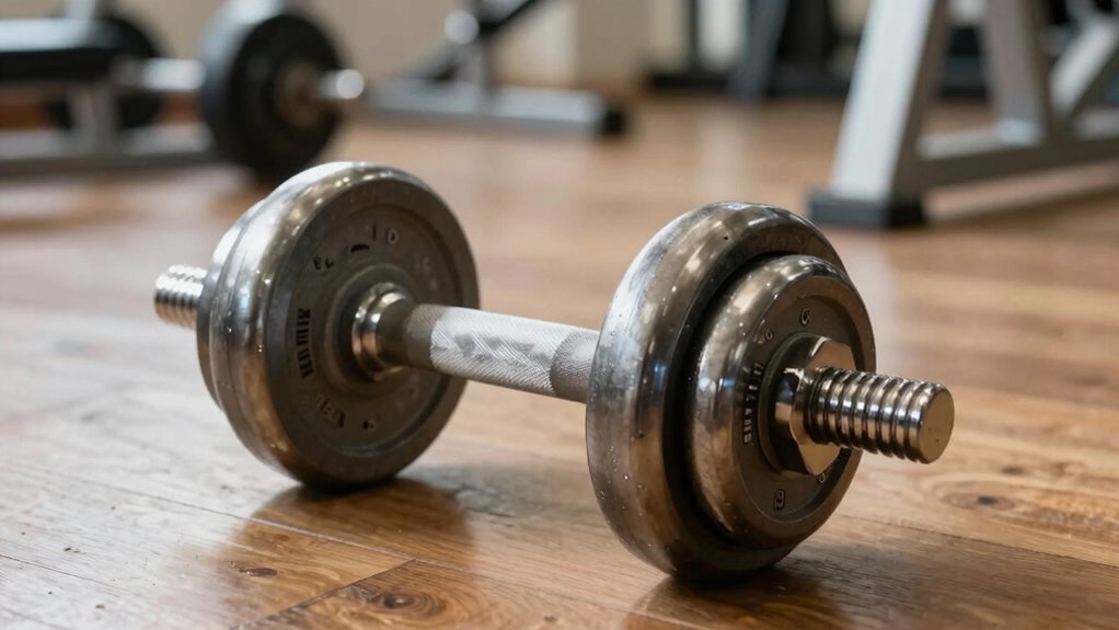 adjustable dumbbell weight guide