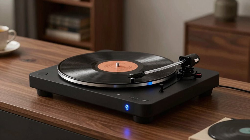 bluetooth turntable features