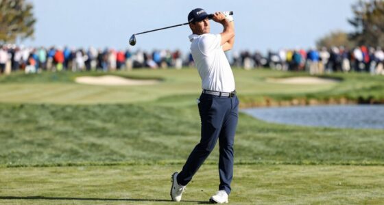 celebrating xander schauffele s success