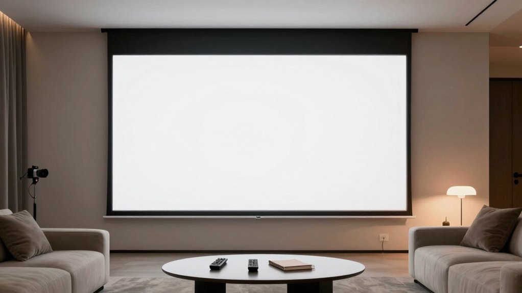 choosing optimal projector screen size