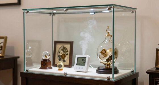 controlling display case humidity