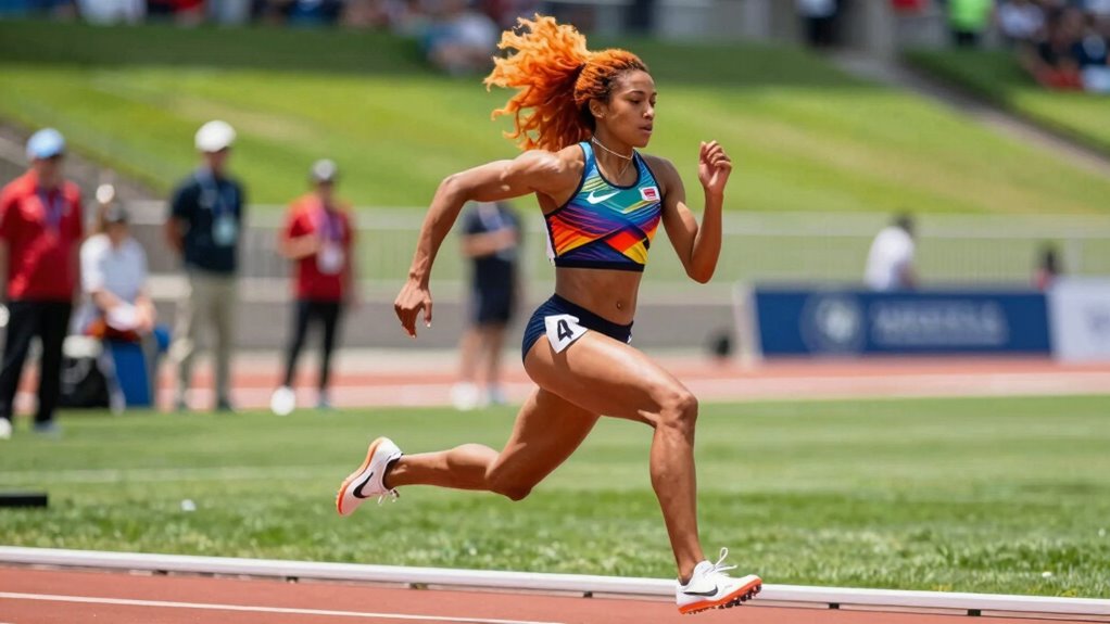 fast fashionable resilient athlete