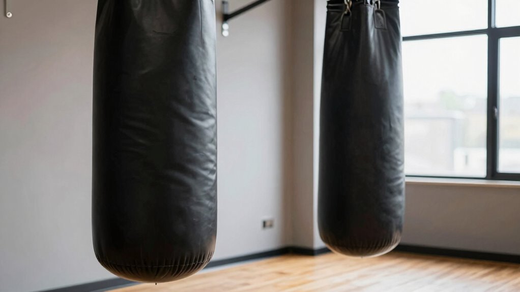 freestanding versus hanging bags