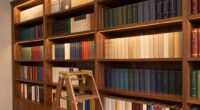optimal home bookcase height