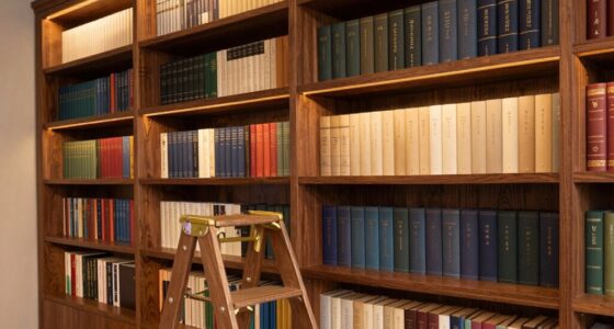 optimal home bookcase height