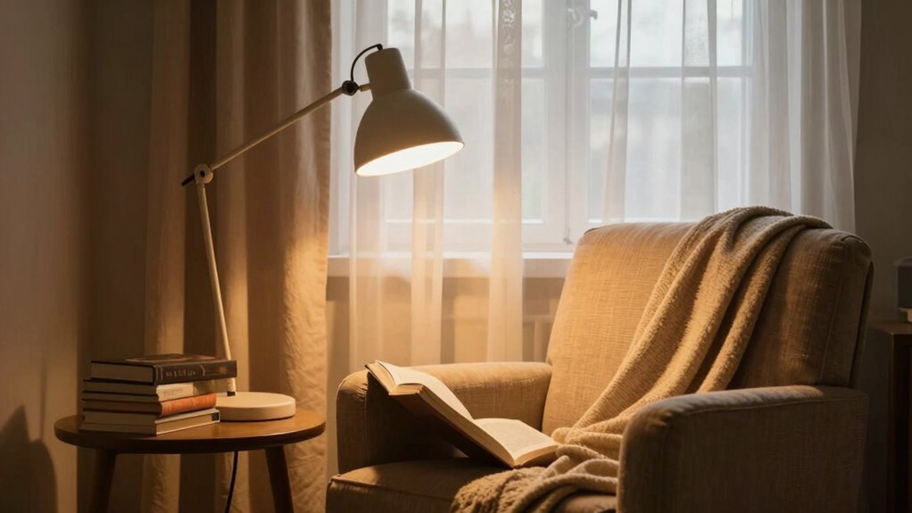 optimal lighting for reading