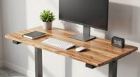 optimal standing desk height