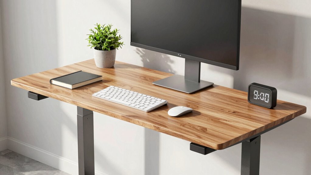 optimal standing desk height