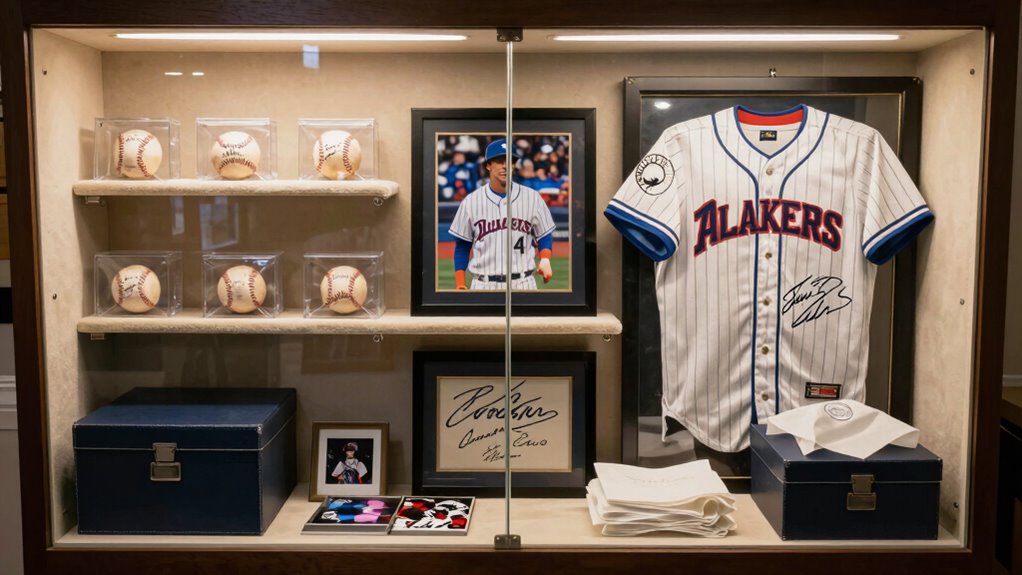 preserve and safeguard signed memorabilia
