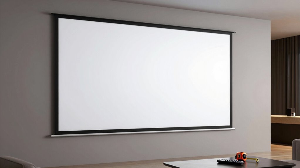 selecting the right projector screen