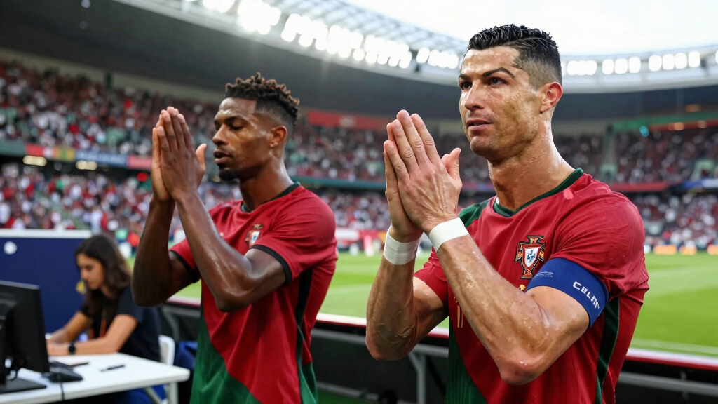 Cristiano y Vitinha piden fe a fans antes del Portugal vs Croacia