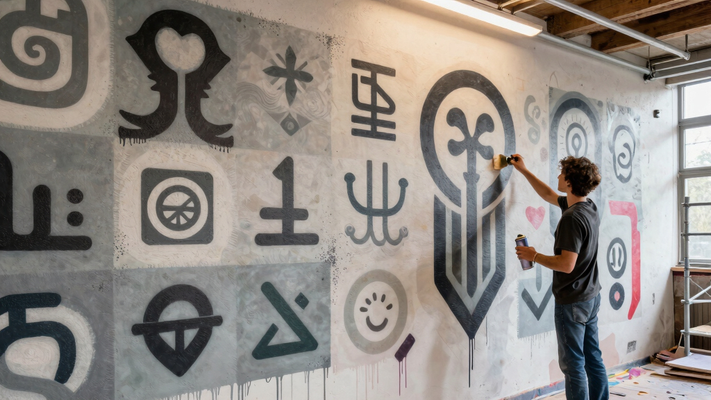 Enigmatic Iconography and Incomplete Narratives Merge in Phlegm’s Murals and Engravings