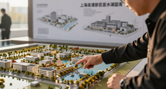 画廊 Ennead 公布‘上海临港新片区滴水湖金融湾’总体规划方案，顶尖圆形悬挑技术 - 1 - ArchDaily