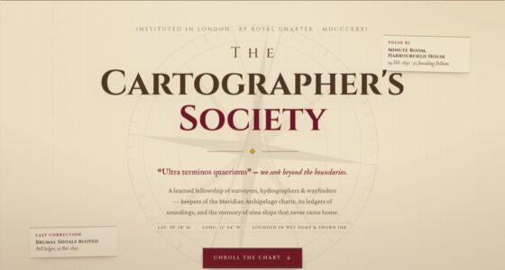 The Cartographer's Society — est. 1831 — SVG Ink Rendering (FABLE/175, room 11)