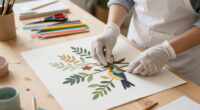 Lifelike Birds Emerge From Foliage In Painted Paper Reliefs By The Paper Ark